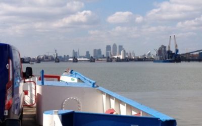 Our optional river tour included unique views of canary wharf and the Thames barrier
