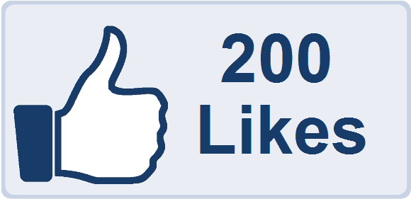 Now over 200 Facebook ‘Likes’.